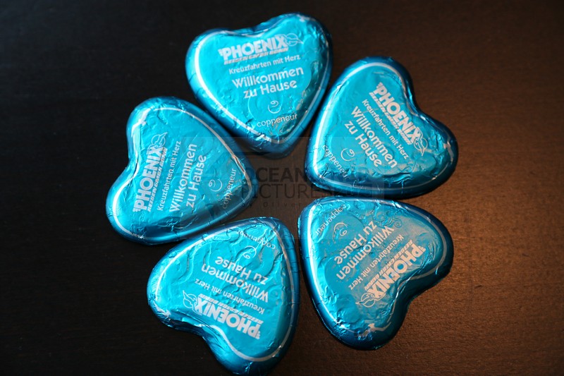 Abschiedsherzen MS Ariana Foto: Oceanliner Pictures